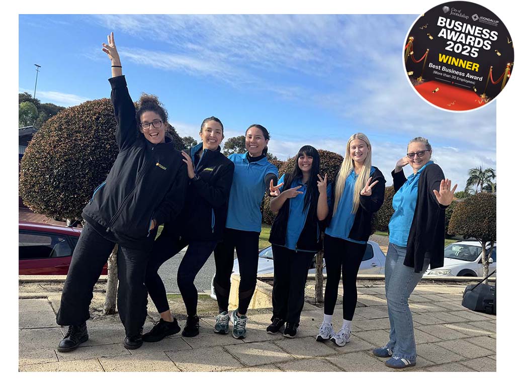 Gnalla Community Disability Service Perth Team Best Business Award Winner 2